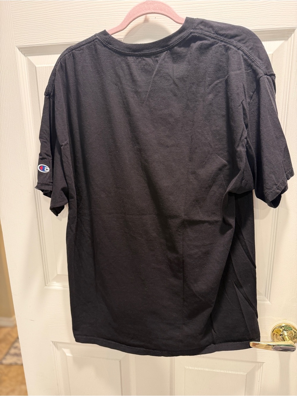 Champion Rutgers University Scarlet Knights Black Arched Logo T-Shirt Size XL - Picture 5 of 6